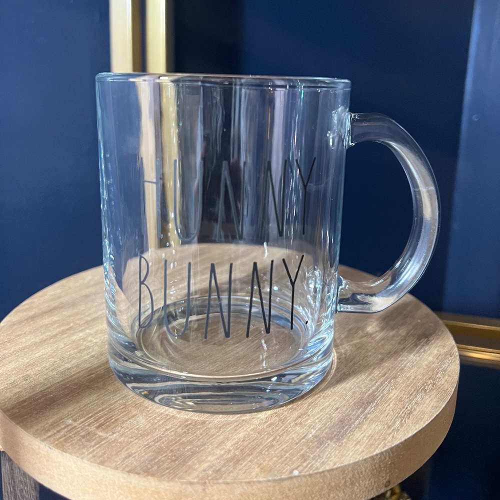 Rae Dunn Clear "Hunny Bunny" Mug